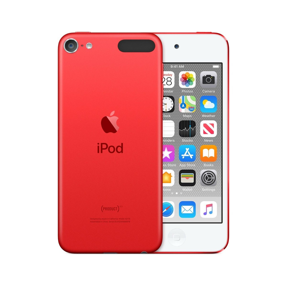 New Apple iPod touch 7th generation Red, 256GB, -Warranty Free