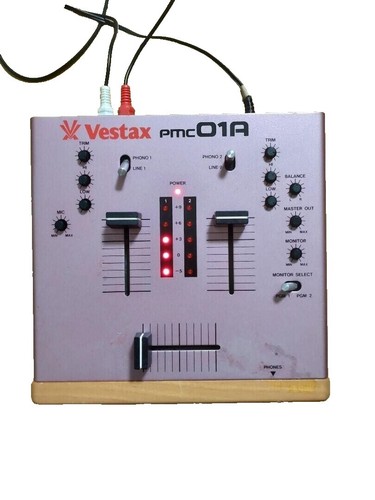 Vintage Vestax Pmc 26 Analog DJ Mixer With Maxson Adapter | eBay