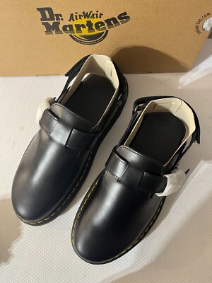 Dr. Martens JORGE II Black Brando SLINGBACK MULES MSRP$170