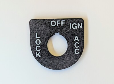 Harley Davidson Ignition Switch Plate 71662-03a reproduction