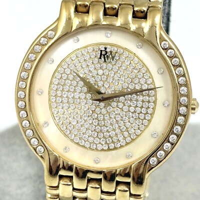 Raymond Weil 4802-3 18k Gold Electroplated Mens Vintage Watch