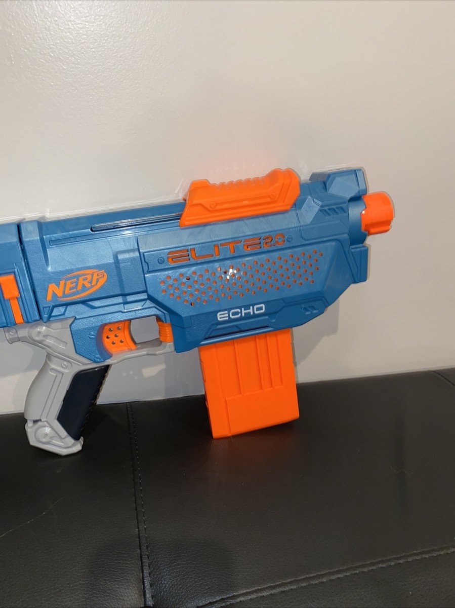 NERF Gun - ECHO CS-10 ELITE 2.0 Blaster With Clip And Stock No