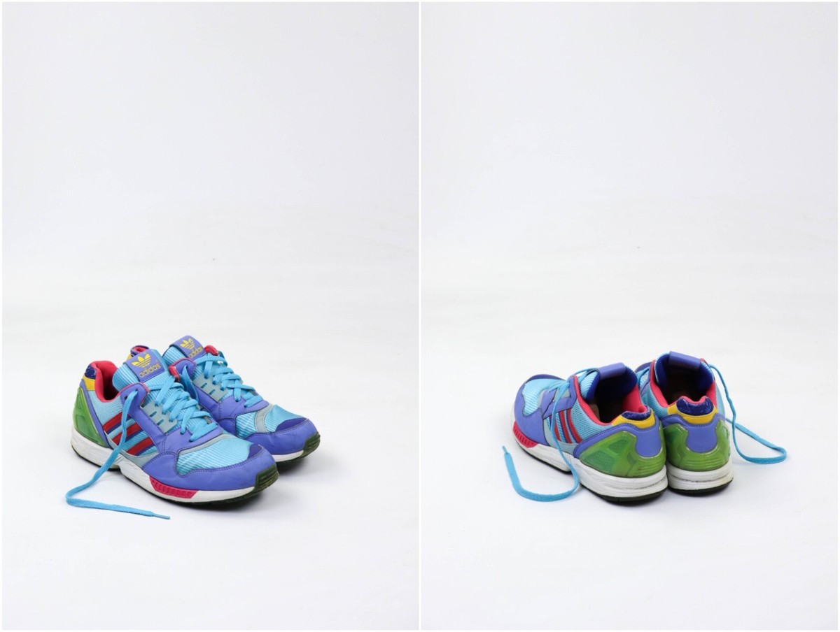 Adidas Vintage 2009 Torsion ZX 9000 Light Aqua/Neon Blue Sneakers