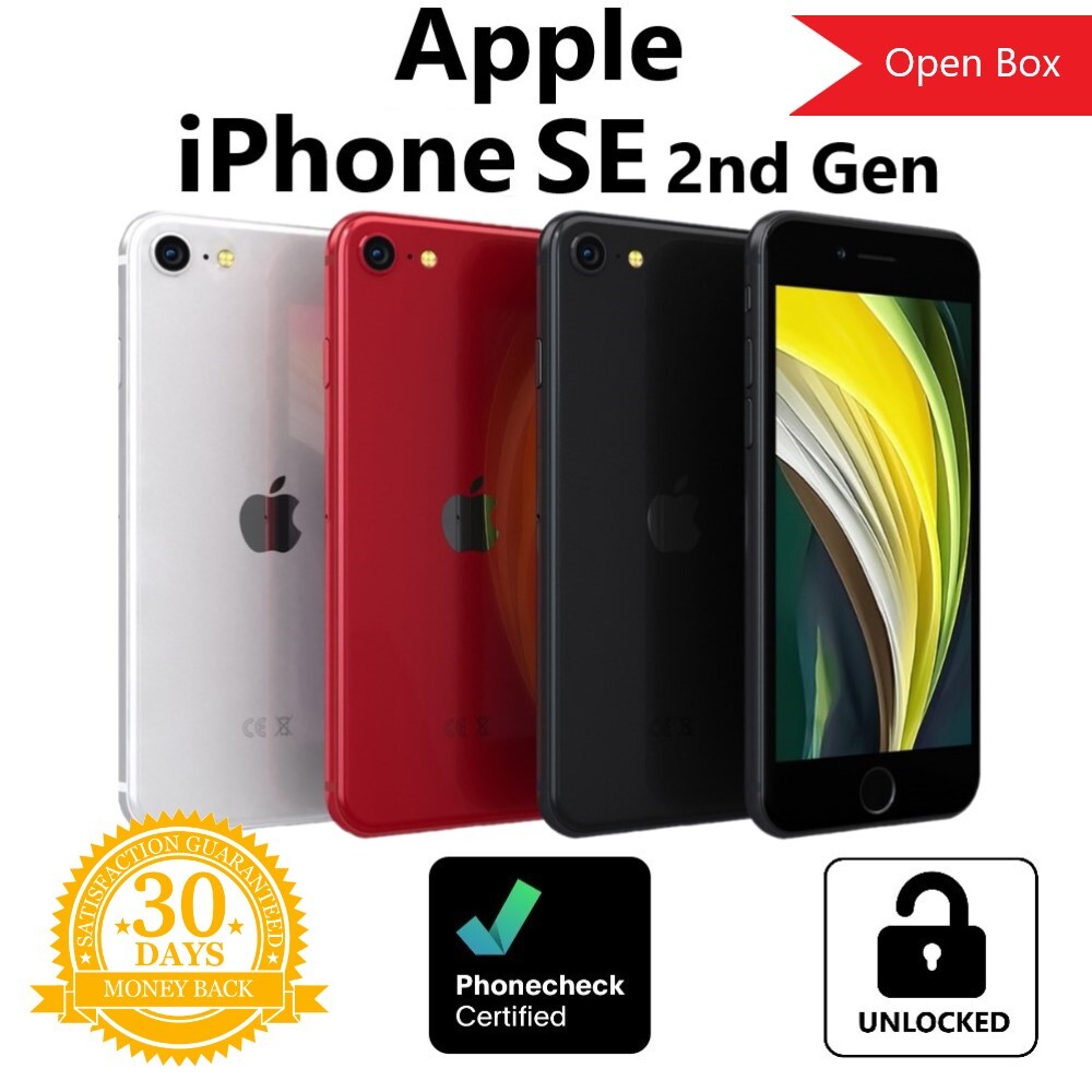 Apple iPhone SE 2nd Gen 64GB | 128GB | 256GB - A2275 (Unlocked