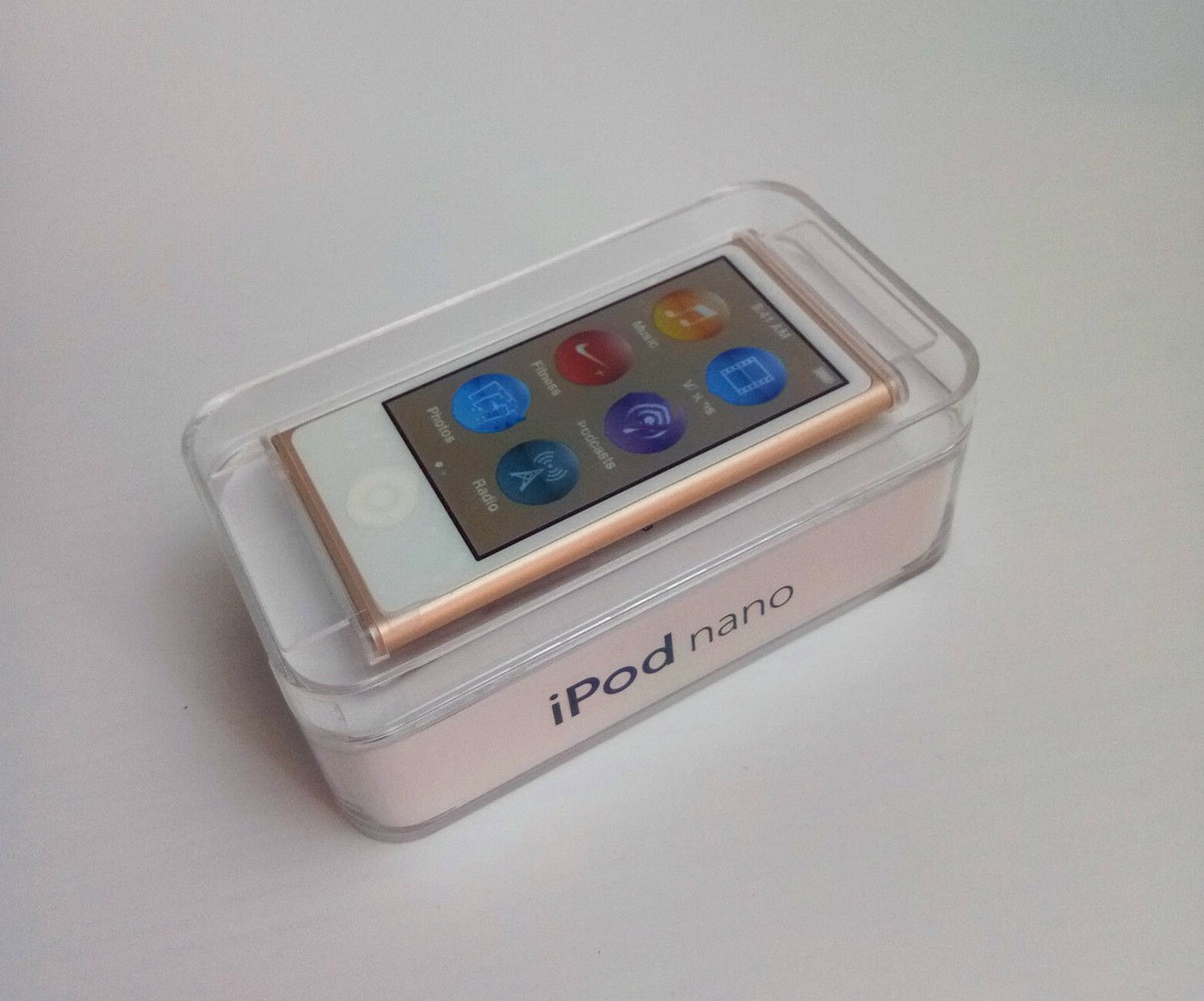 Apple iPod nano 7th Generation Gold 16GB MP3 Player - Latest Model