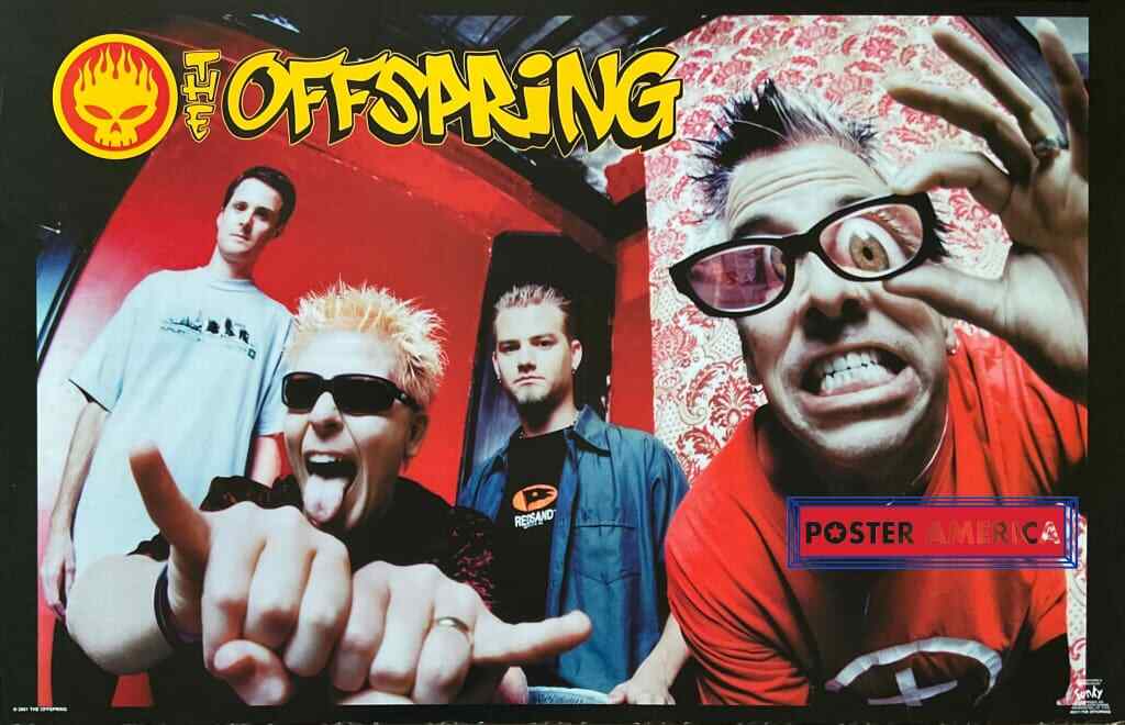 The Offspring Vintage 2001 Band Shot Poster 22.5 x 34.5 | eBay