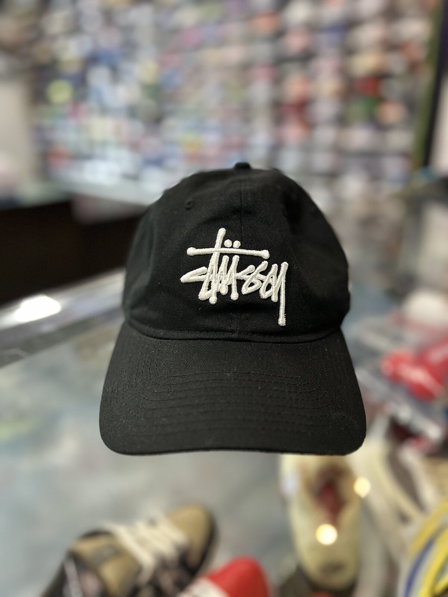 Stussy Baseball Cap Black Hat Adjustable - Black | eBay