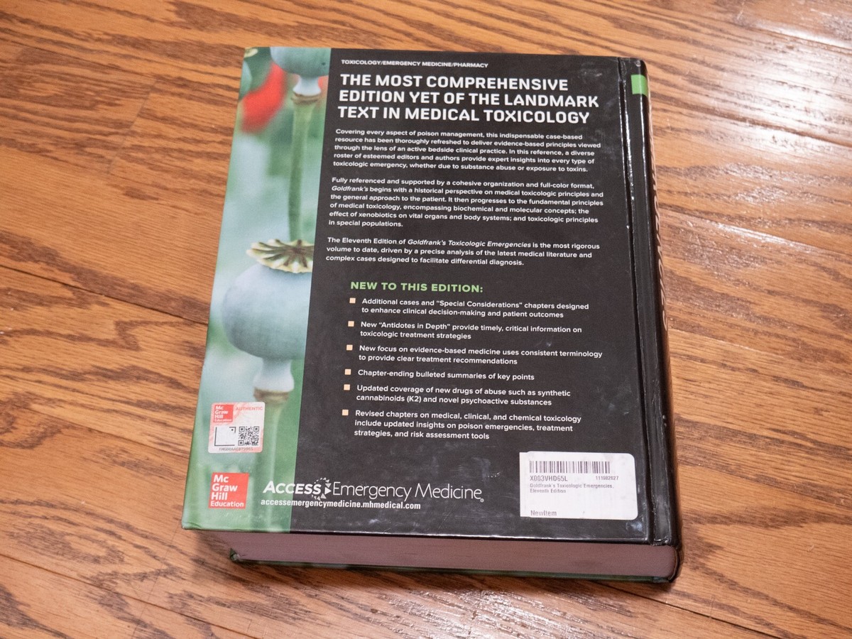 Goldfrank's Toxicologic Emergencies, Eleventh Edition Hardcover | eBay