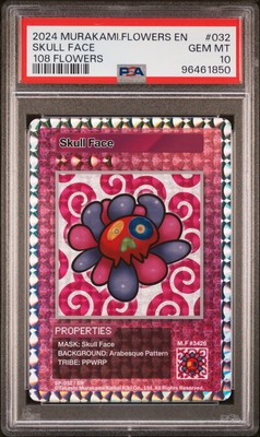 PSA10】108フラワーズ Skull Face PSA10】108フラワーズ Skull Face