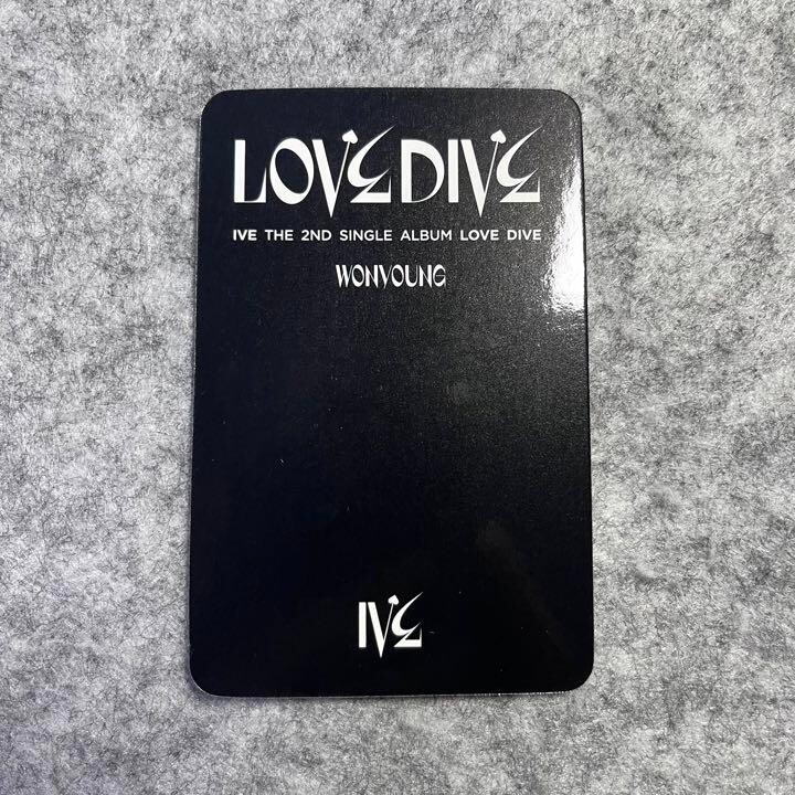 IVE WONYOUNG LOVE DIVE Mokket shop Limited Official Photocard