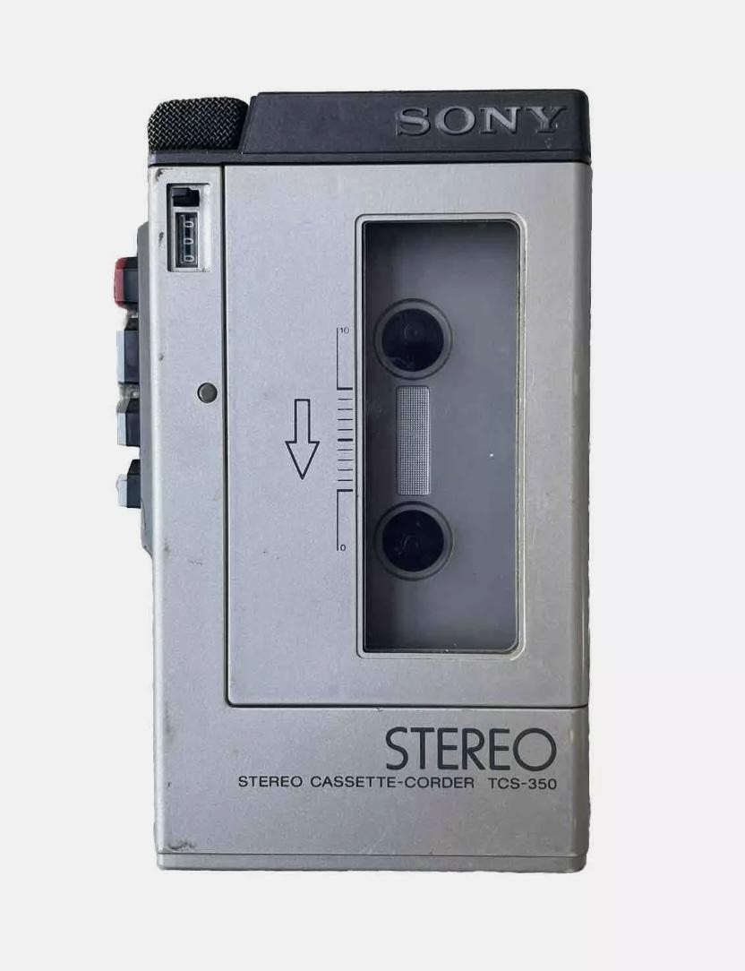 1980s Sony Walkman Portable Cassette Tape Player/Recorder (TCS-350