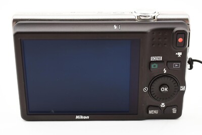 Nikon COOLPIX S6200 16.0MP Digital Camera 10x Zoom Red / Black