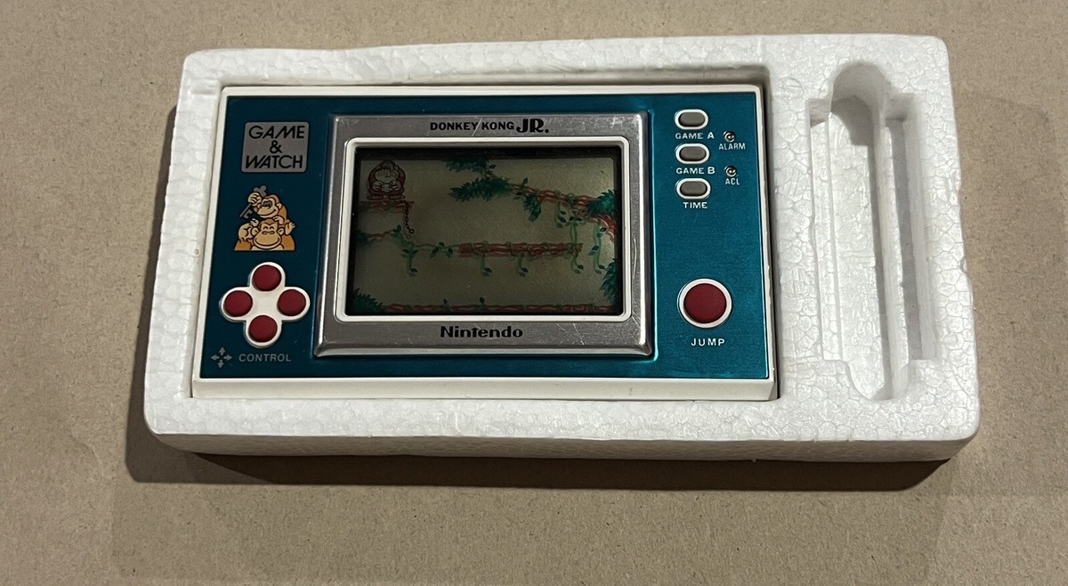 Nintendo Donkey Kong Jr. Wide Screen Pocketsize Game & Watch | eBay