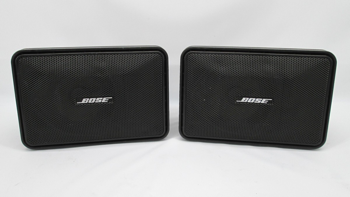 PAIR of Bose 101 Music Mini Monitor Indoor Outdoor Speakers