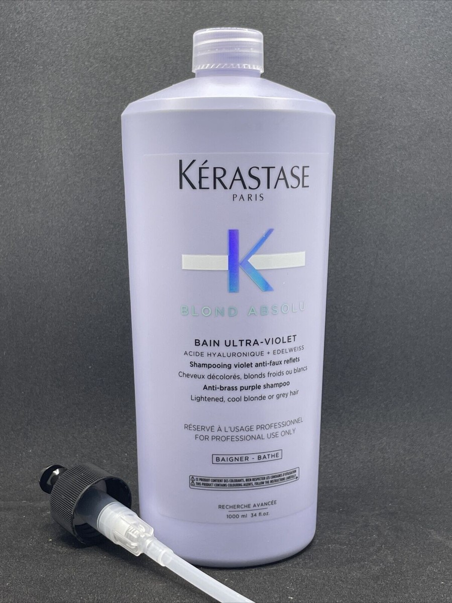 Kerastase BLOND ABSOLU BAIN ULTRA VIOLET SHAMPOO 34oz / 1000mlW