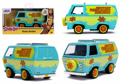 New 2024 Jada Toys Hollywood Rides Scooby-Doo! Mystery Machine 1