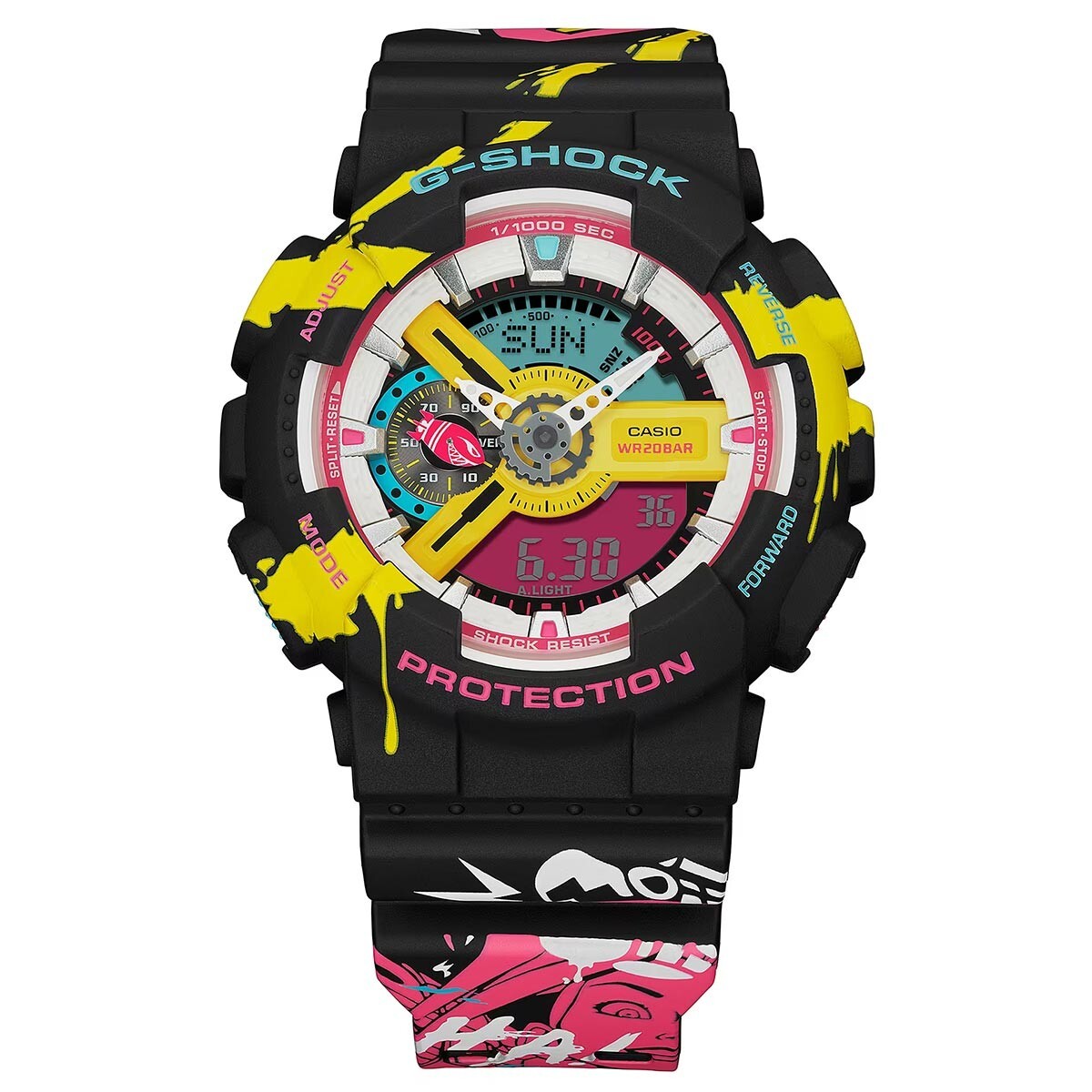 Casio G-Shock League of Legends Jinx Limited Edition GA-110LL-1A