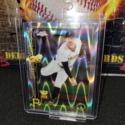 Paul Skenes 2025 Topps Chrome #300 Ray Wave Refractor Pirates | eBay