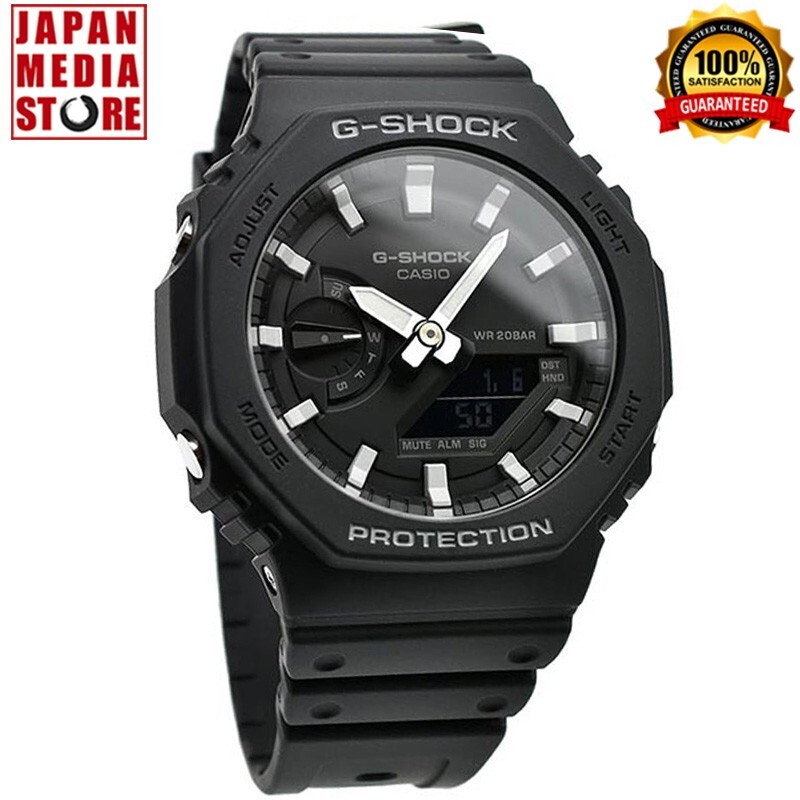 CASIO G-SHOCK GA-2100-1AJF Black Carbon Core Analog Digital Men