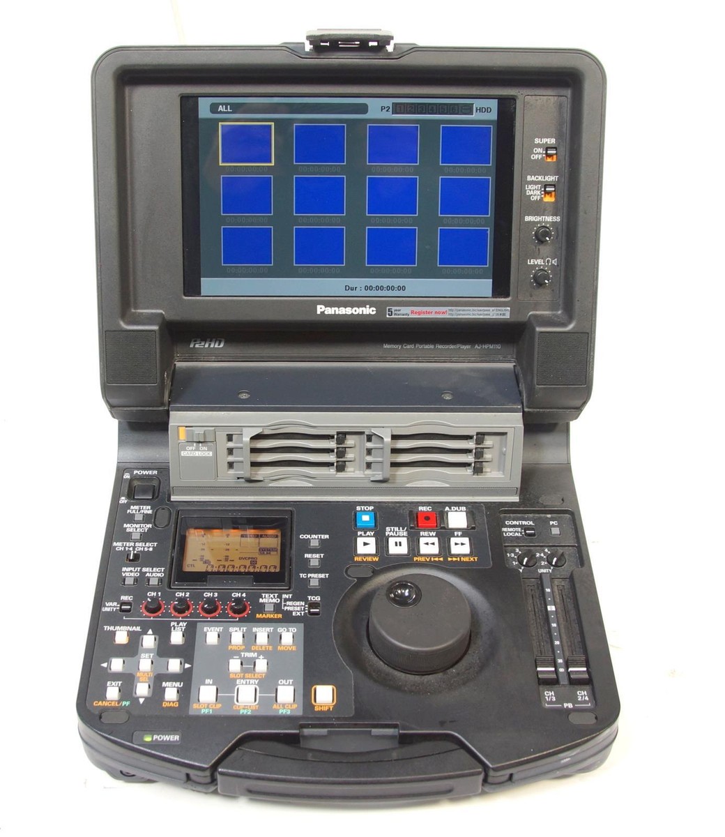 Panasonic AJ-HPM110 P2HD Memory Card Portable Recorder / Player | eBay