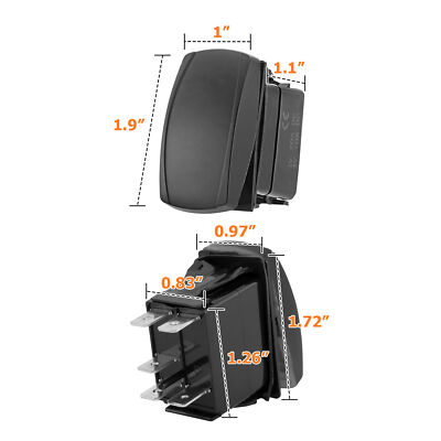 LED Light Rocker Switch ON/OFF For Kawasaki Teryx 4/ 750/800/ KRX