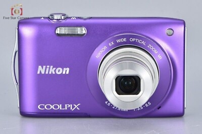 Purple Nikon COOLPIX S3300 Lavender Purple 16 million Pixel