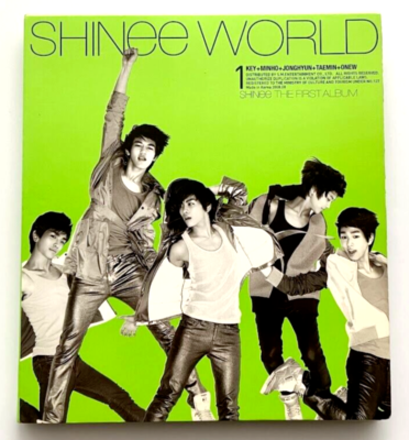 SHINee WORLD THE FIRST ALBUM A ver. CD Booklet 1st 2008 Official