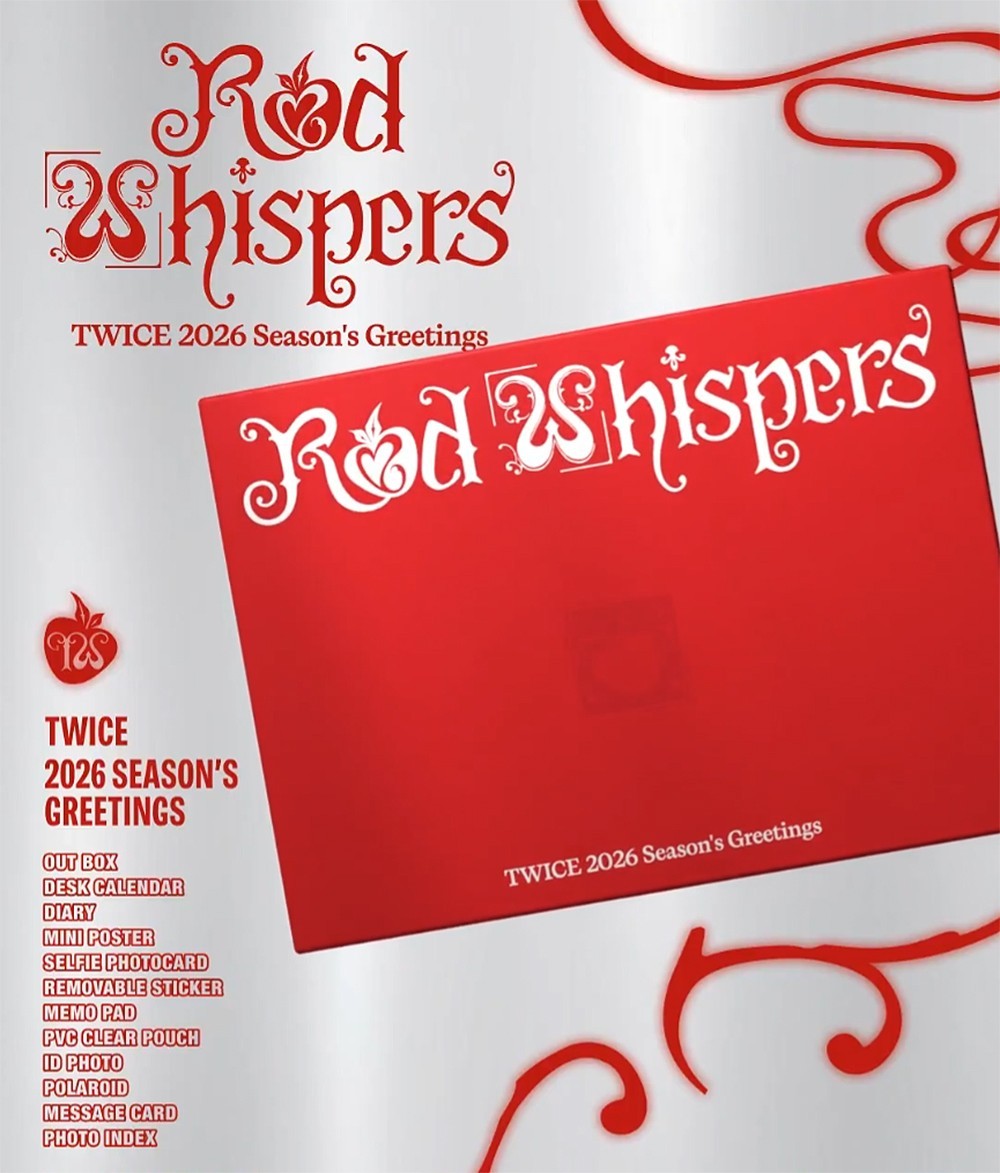 TWICE 2026 SEASON'S GREETINGS [RED WHISPERS] / Full Package+JYP