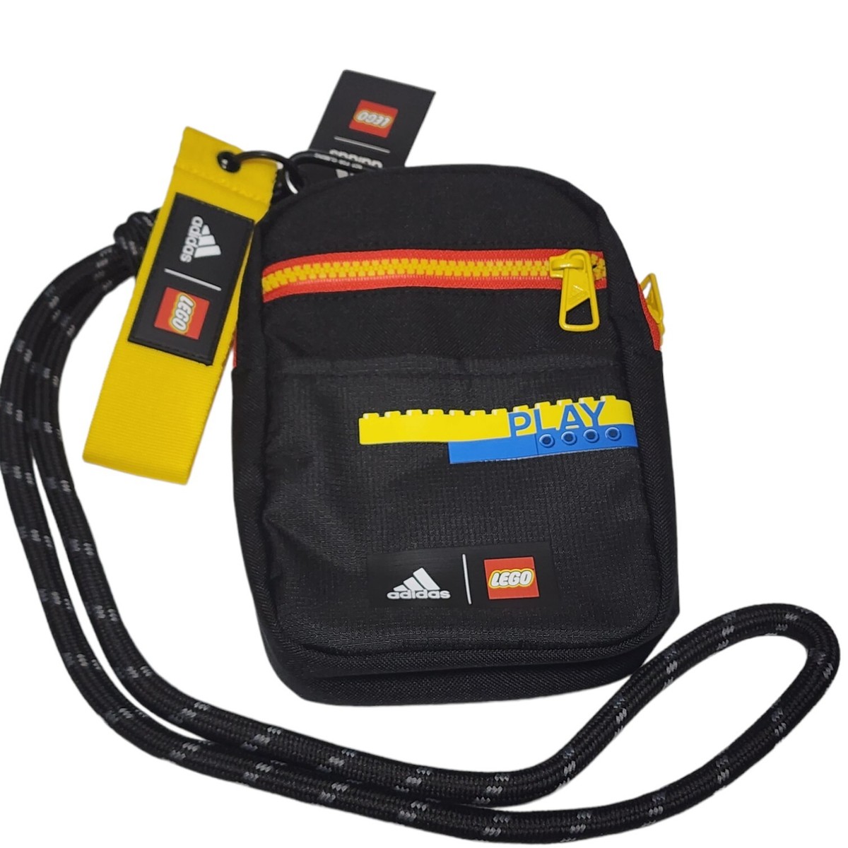 Adidas X LEGO Classic Play Pouch Black Red Brand New with Tags NWT
