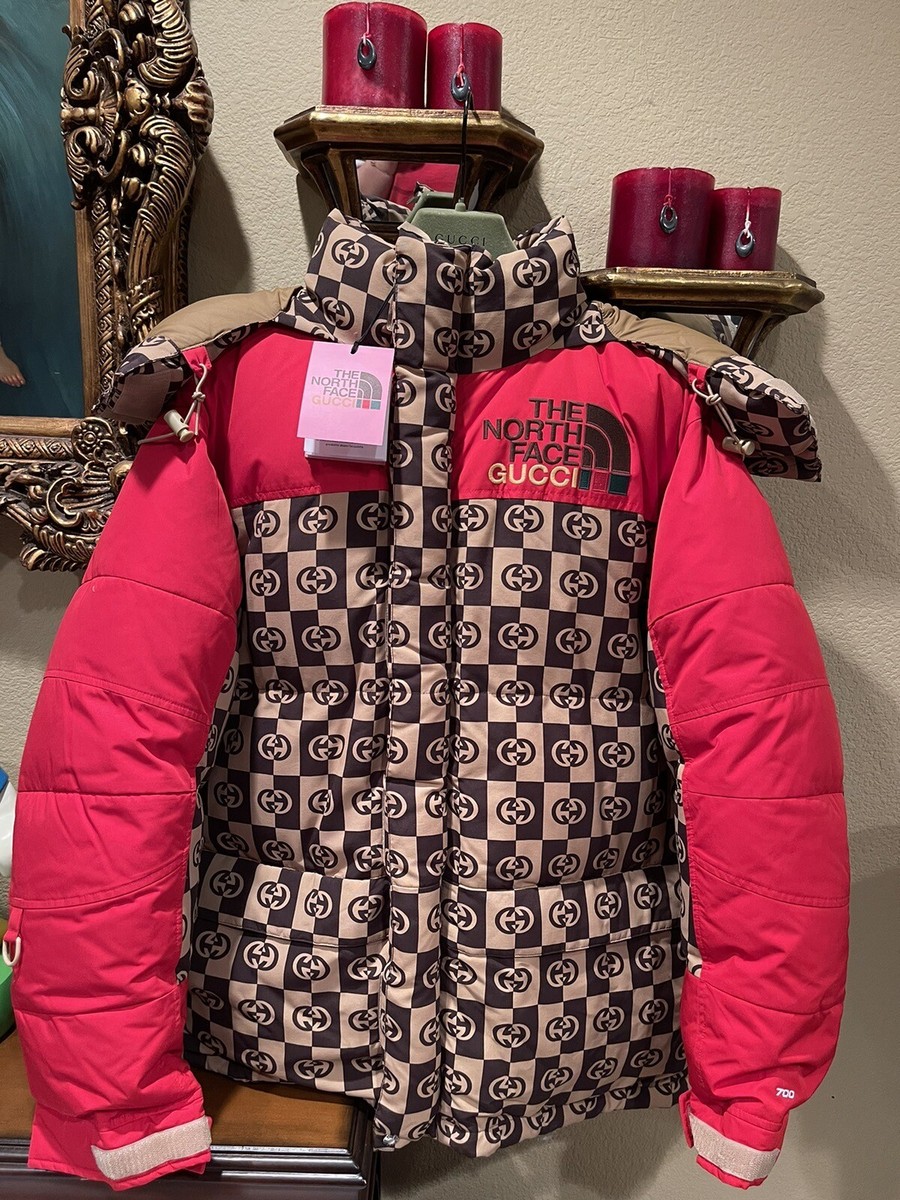 100% Authentic GUCCI The North Face x Gucci Down Coat Size: M | eBay