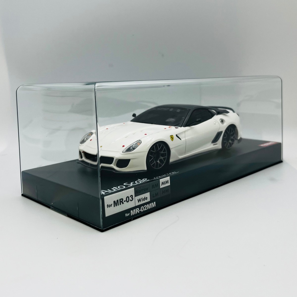ミニッツ ASC 599XX Kyosho Mini-z Body ASC Ferrari 599XX White