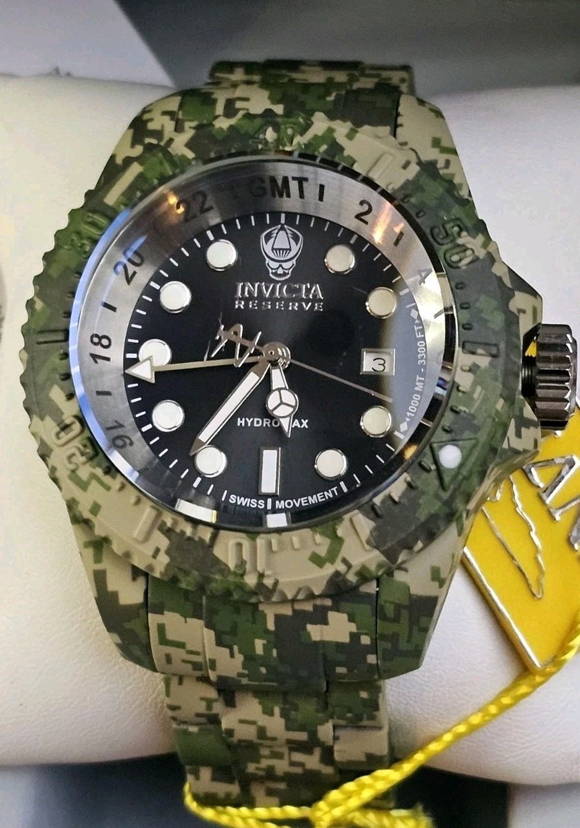 Invicta - HYDROMAX - 1000m - HYDROPLATED Camo GMT - Pro Diver