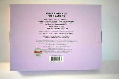 ARIANA GRANDE NEON PINK DESK LAMP L/E BATTERY OPERATED LIGHT ~ New