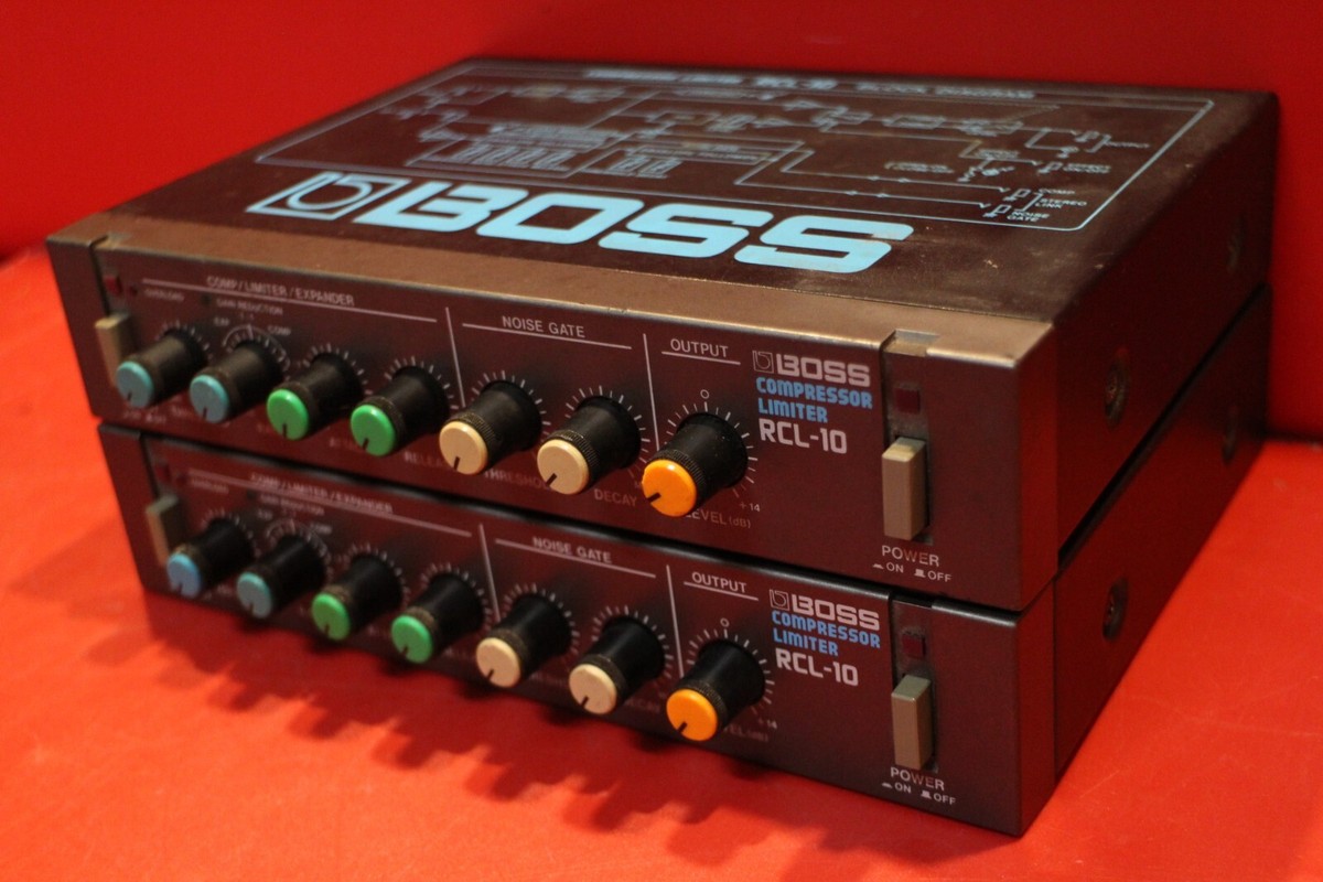 USED BOSS RCL 10 Compressor Limiter RCL-10 Micro Rack Series Pair