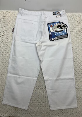 Vtg Interstate Jeans Baggy Wide Leg Loose Mens 44 Aprx 42x32