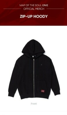 Official BTS MOTS ON:E Concert ZIP-UP HOODIE HOODY - M size | eBay