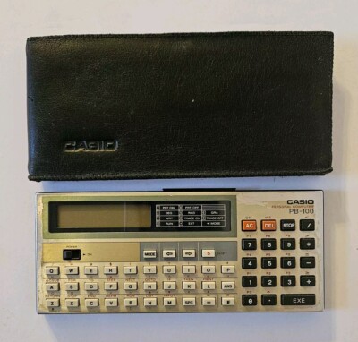 VINTAGE CASIO PB-100 Mini Personal Pocket Computer Basic Language