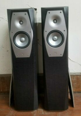 Pair INFINITY Black Onyx Interlude IL30 Bi-Wired Front Tower