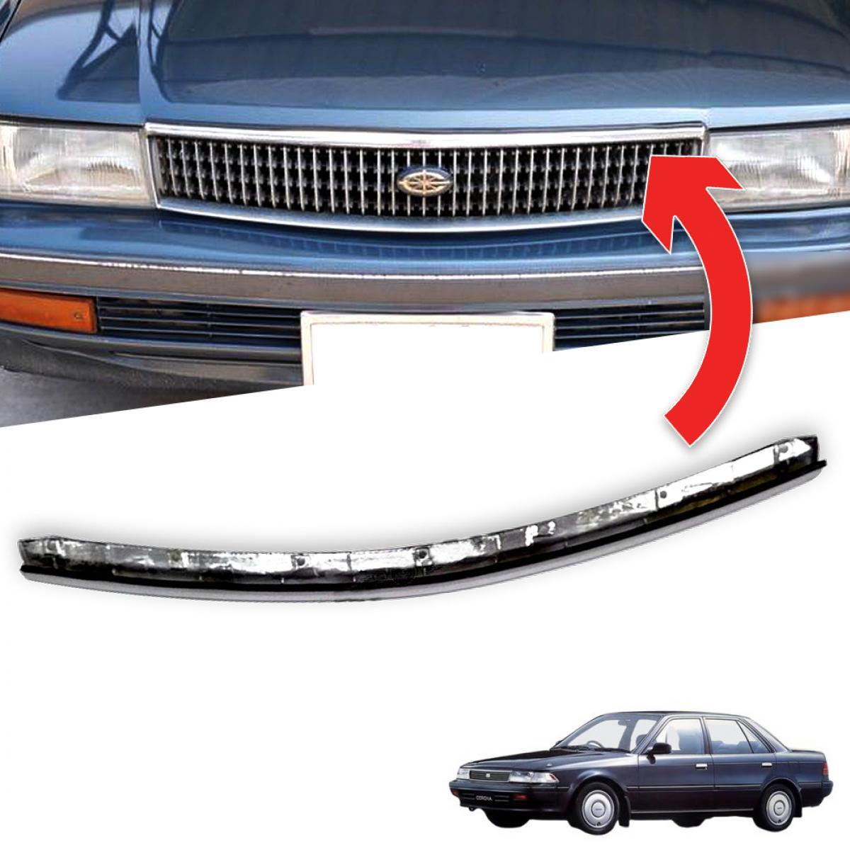 For 1987-1992 Toyota Corona ST170 ST172 Sedan Chrome Front Line