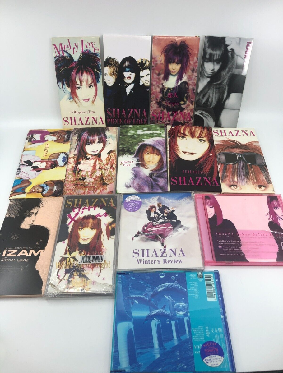 SHAZNA IZAM Japan 14 Single CD set Melty Love Piece of Love Sumire