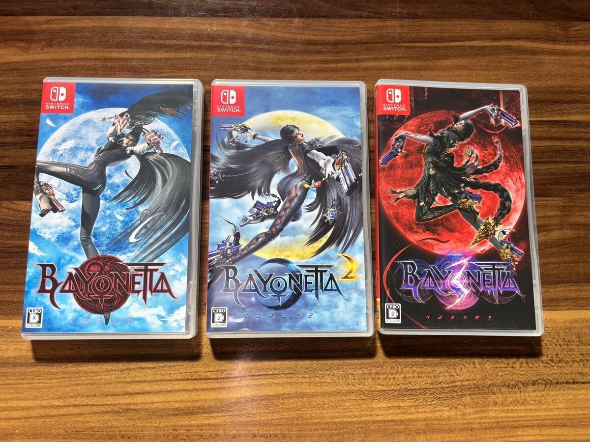 BAYONETTA(ベヨネッタ) 1.2.3まとめ ベヨネッタ switch 1+2+3 3本