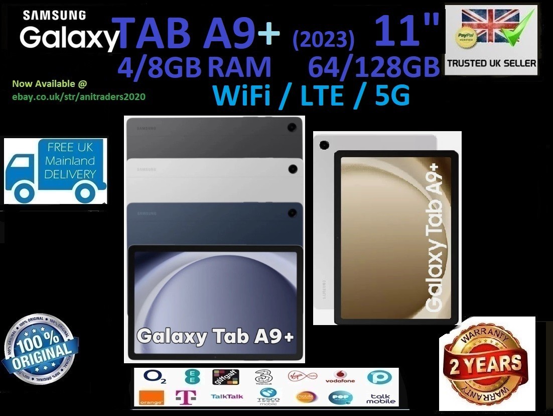 Samsung Galaxy Tab A9+ 5G 64GB / 128GB 5G X216 X210 4G WiFi 11