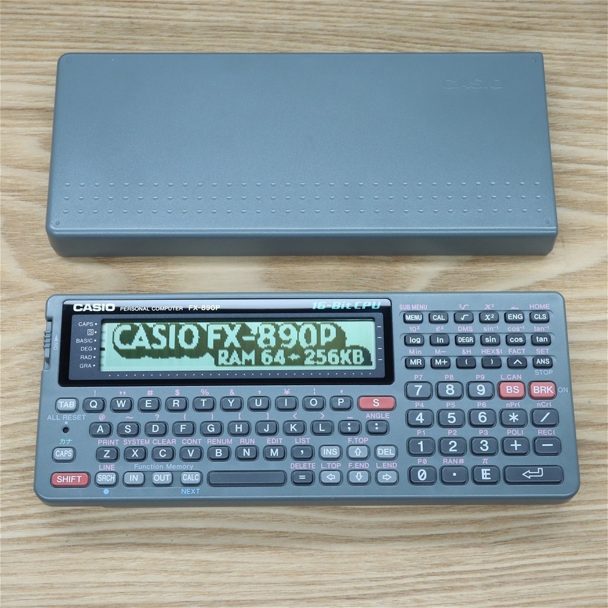Casio FX-890P 16-Bit CPU 256KB RAM Pocket Computer BASIC C