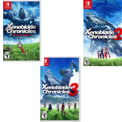 Xenoblade Chronicles: Definitive Edition, 2 & 3 Switch Brand New