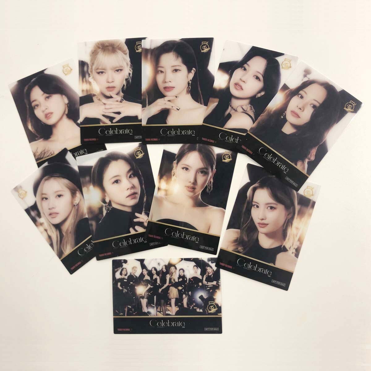 TWICE JAPAN 4th ALBUM Celebrate Tower Record Limited POB Clear