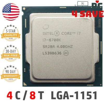Intel 6th Gen Core i7-6700K 4.0GHz (Turbo 4.2GHz) 4-Core LGA1151