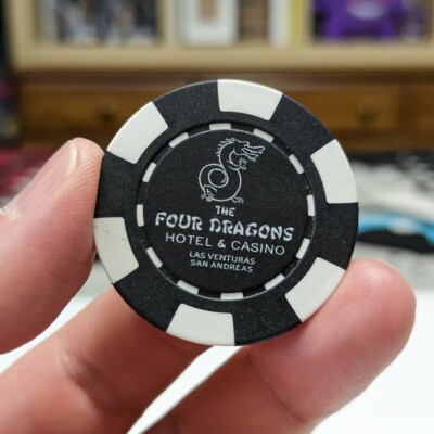 Grand Theft San Andreas • Four Dragons Hotel & Casino Poker Chip