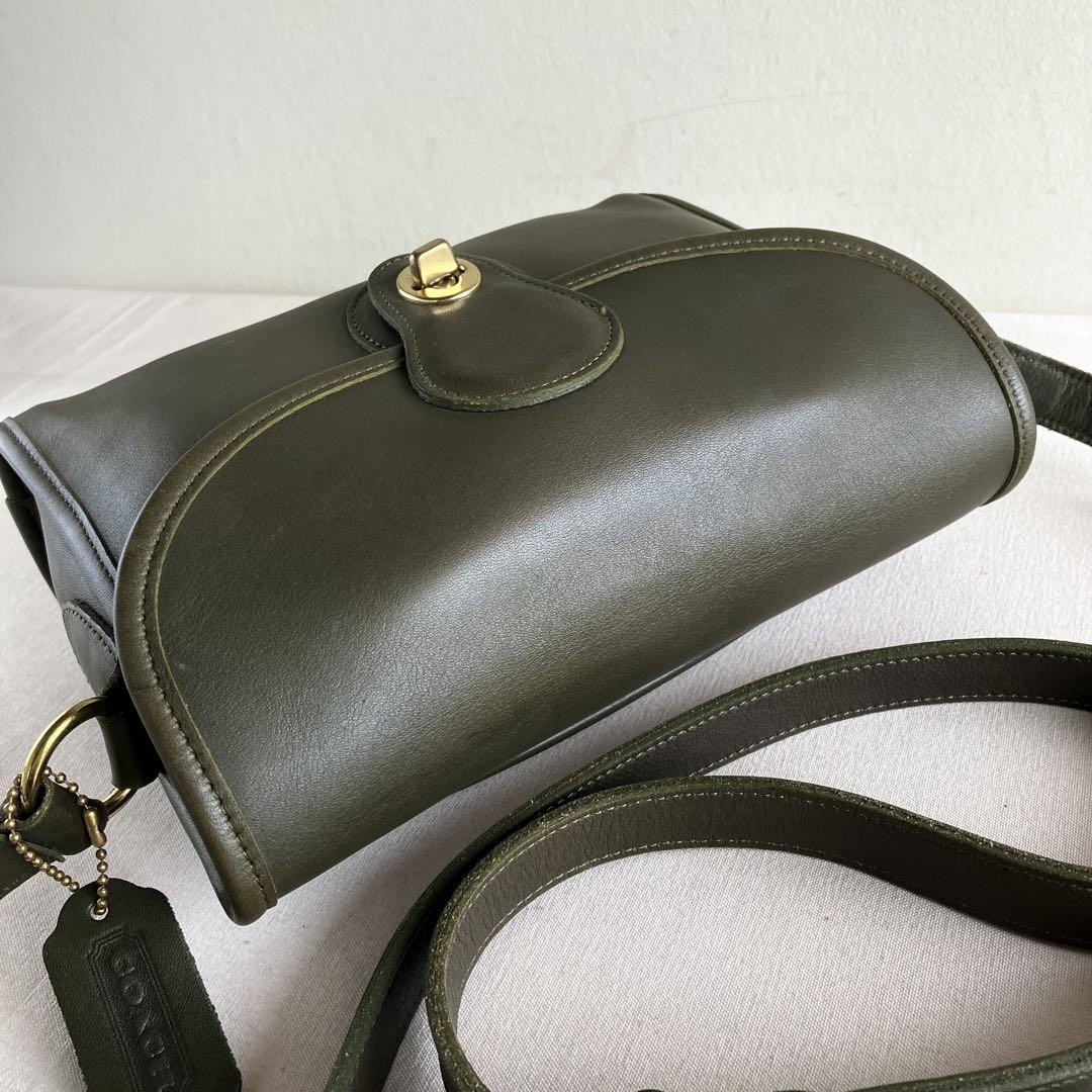 Rare Vintage Coach Devon Bag in Olive Green | eBay