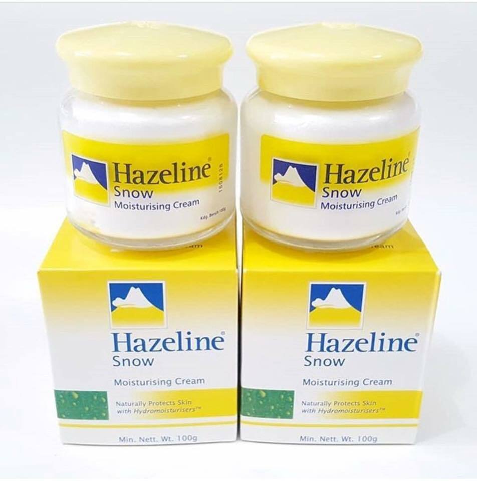 2X Hazeline Snow Moisturising Cream Naturally Protects Gently Oil