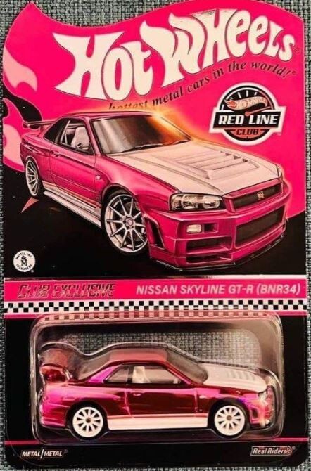 2023 Hot Wheels Collectors RLC '01 Nissan Skyline GT-R R34 (BNR34